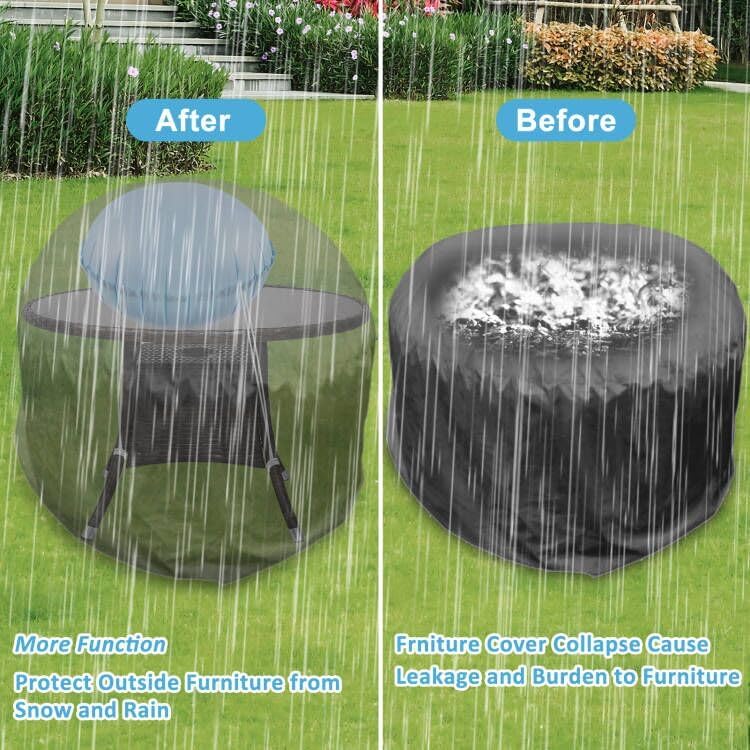 Waybas 2pcs Pool Pillows for Above Ground Pools, 4ft Dia Heavy Duty Swimming Pool Air Pillow 0.4mm Thick Pool Closing Winter Kit Pool Cover Float Balloon with String Repair Tape for Winterizing Ice Equalizer - Image 4